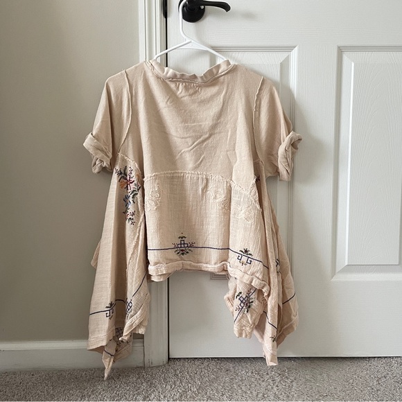 Free People Keeping It Folk Tee, XS - Picture 4 of 5
